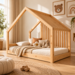 Minimal Çatılı Yer Yatağı – Naturel